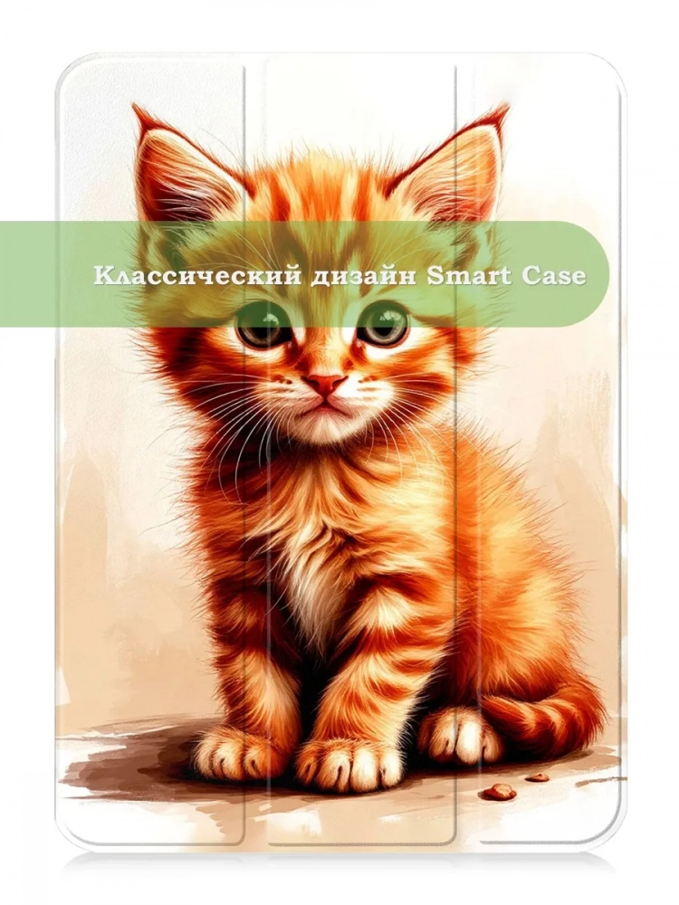 Чехол для iPad 10.9 2022 10th gen, Рыжий котенок