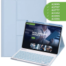 Чехол с клавиатурой для iPad 10.9 2022 10th generation (голубой), поворотный