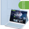 Чехол с клавиатурой для iPad 10.9 2022 10th generation (голубой), поворотный