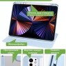 Поворотный чехол для iPad Pro 11 (5th gen), 2024 (голубой), 360гр.