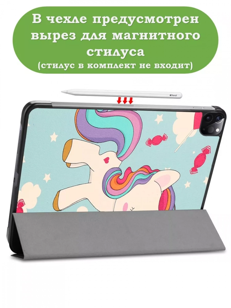 Чехол для iPad Pro 12,9 (2020, 2021, 2022), Волшебная лошадка