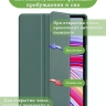Чехол с прозрачной задней крышкой для Xiaomi Redmi Pad Pro, POCO Pad (темно-зеленый), прозр. акрил
