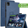 Чехол с узором на Infinix XPAD X1101 (голубой с узором)