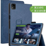 Чехол с узором на Infinix XPAD X1101 (голубой с узором)