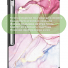 Чехол для Samsung Galaxy Tab S10 FE+ (13,1") (Розовый мрамор)