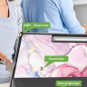 Чехол для Samsung Galaxy Tab S10 FE+ (13,1") (Розовый мрамор)