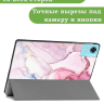 Чехол для DOOGEE T36, Blackview MEGA 2, Oscal Pad 100, Teclast T60 Plus (Розовый мрамор)