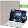 Чехол с клавиатурой для Xiaomi Pad 8, Pad 8 Pro (светло-серый), поворотный