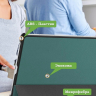 Чехол для Samsung Galaxy Tab S12+ (Plus) (т.зеленый)
