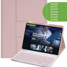 Чехол с клавиатурой для iPad 10.9 2022 10th generation (розовый), поворотный
