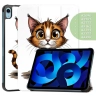 Чехол для iPad 10.9 2022 10th gen, Нарисованный кот
