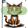 Чехол для iPad 10.9 2022 10th gen, Нарисованный кот