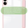Чехол с прозрачной задней крышкой для Xiaomi Redmi Pad Pro, POCO Pad (розовый), прозр. акрил