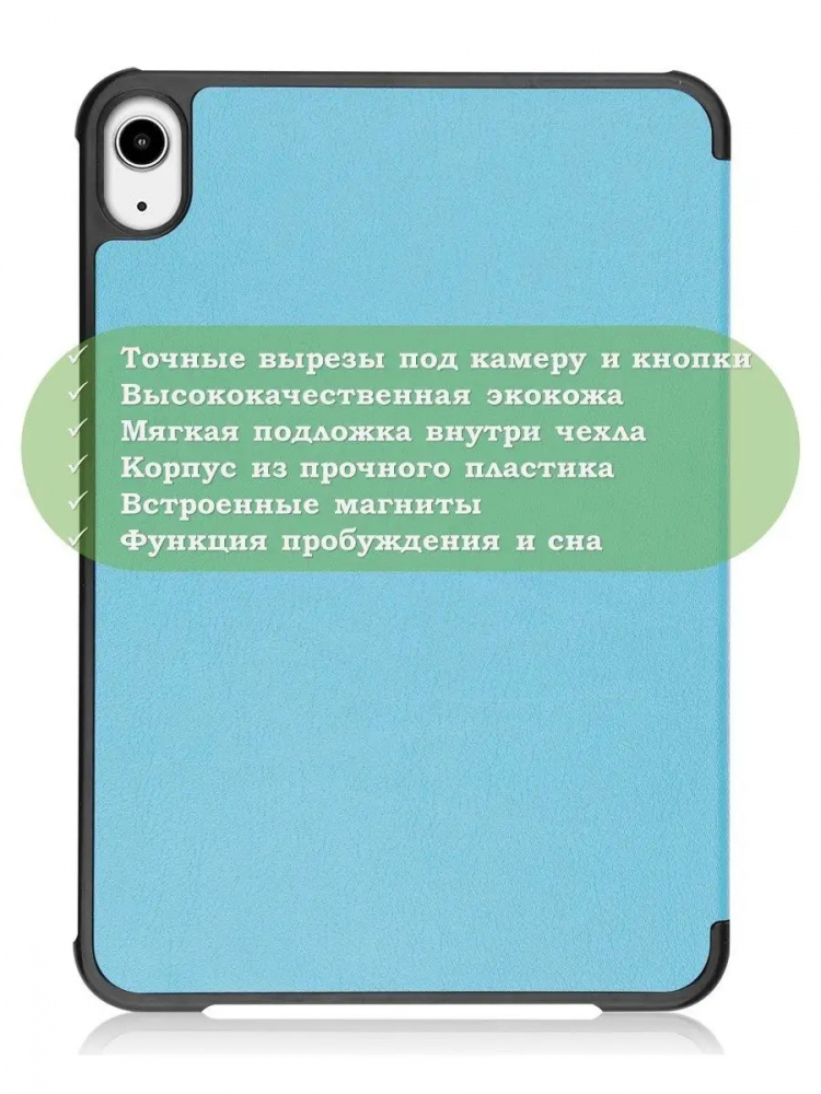 Чехол для iPad mini 6 (голубой)