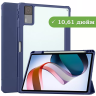 Чехол с прозрачной задней крышкой для Xiaomi Redmi Pad 10,61 (темно-синий), прозр. акрил