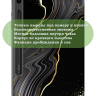 Чехол для Samsung Galaxy Tab S9, S9 FE, S10 FE, S10 Lite (Черный мрамор)