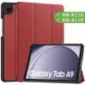 Чехол для Samsung Galaxy Tab A11, A9 (красно-коричневый)