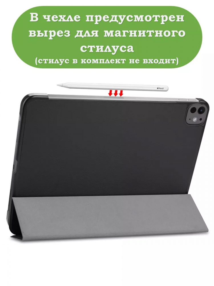 Чехол для iPad Pro 13 (7th gen), 2024 (черный)