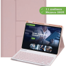 Чехол с клавиатурой для Xiaomi Redmi Pad 2 (розовый), поворотный