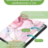 Чехол для Samsung Galaxy Tab S9, S9 FE, S10 FE, S10 Lite (Розовый мрамор)
