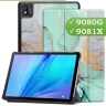Чехол для TCL NxtPaper 10s, TCL TAB 10s 4G 9080G (2021), Зеленый мрамор