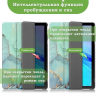 Чехол для TCL NxtPaper 10s, TCL TAB 10s 4G 9080G (2021), Зеленый мрамор