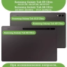 Чехол для Samsung Galaxy Tab S8 Ultra, S9 Ultra 14.6" (темно-зеленый)