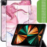 Чехол для iPad Pro 12,9 (2020, 2021, 2022), Розовый мрамор