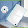Чехол с прозрачной задней крышкой для Tab A11+ (А11 Plus+) (голубой), прозр. акрил