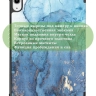 Чехол для iPad mini 6, Голубой мрамор
