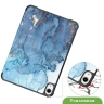 Чехол для iPad mini 6, Голубой мрамор