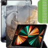 Чехол для iPad Pro 12,9 (2020, 2021, 2022), Серый мрамор