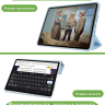 Чехол для Huawei MatePad 12X, Air (2024), голубой (TPU)