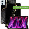 Чехол для Teclast T60 Plus, Blackview MEGA 2, Oscal Pad 100, DOOGEE T36 (Черный мрамор)