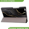 Чехол для Lenovo Tab 4 TB-8504F (8") (Черный мрамор)