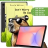 Чехол для Samsung Galaxy Tab S9, S9 FE, S10 FE, S10 Lite (Капибара)