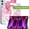 Чехол для Teclast T60 Plus, Blackview MEGA 2, Oscal Pad 100, DOOGEE T36 (Розовый мрамор)