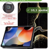 Чехол для Blackview Oscal Pad 10, Blackview Tab 7, Чёрный мрамор