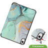 Чехол для iPad mini 6, Зеленый мрамор