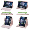 Чехол с клавиатурой для Xiaomi Pad 7, Xiaomi Pad 7 Pro (розовый), поворотный