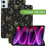 Чехол для Teclast T60 Plus, Blackview MEGA 2, Oscal Pad 100, DOOGEE T36 (Цветочки)