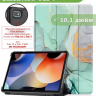 Чехол для Blackview Oscal Pad 10, Blackview Tab 7, Зеленый мрамор
