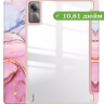 Чехол с прозрачной задней крышкой для Xiaomi Redmi Pad 10,61 (розовый мрамор), прозр. акрил
