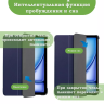 Чехол для iPad Air 13 (2024), iPad Pro 12.9 (2018), темно-синий