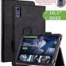 Чехол с узором на CHUWI Hi10 XPro, 10.1" 2022 (черный)
