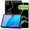 Чехол для TCL NxtPaper 10s, TCL TAB 10s 4G 9080G (2021), Чёрный мрамор