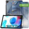 Чехол для Realme Pad RMP2103, 10,4, Синий мрамор