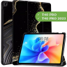 Чехол для Teclast T40 PRO, Чёрный мрамор