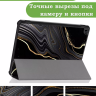 Чехол для Teclast T40 PRO, Чёрный мрамор