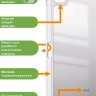 Чехол с прозрачной задней крышкой для iPad Air 11 (6th gen), 2024 (серый мрамор), прозр. акрил